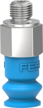 Suction cup with connection