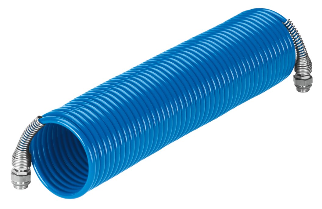 Spiral plastic tubing