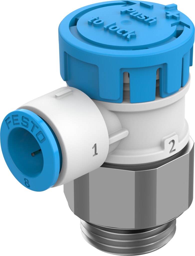 One-way flow control valve