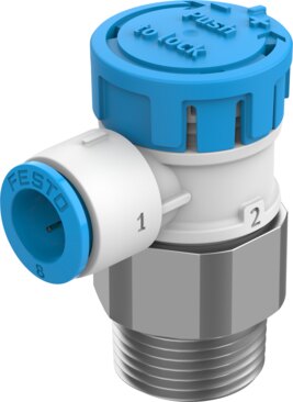 One-way flow control valve