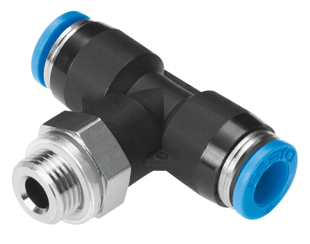 Push-in T-fitting