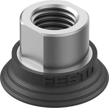 Suction cup with connection
