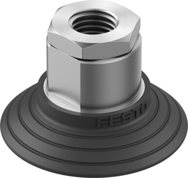 Suction cup with connection