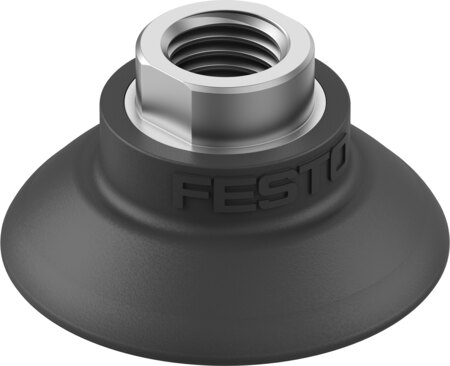 Suction cup with connection