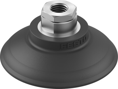 Suction cup with connection