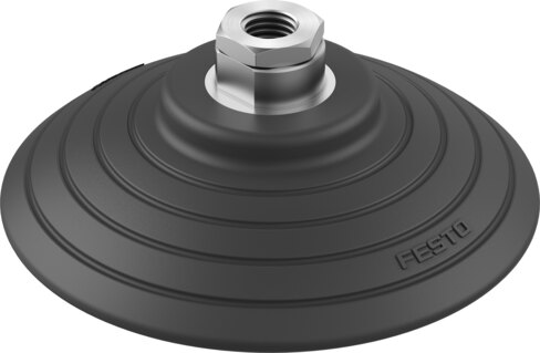 Suction cup with connection