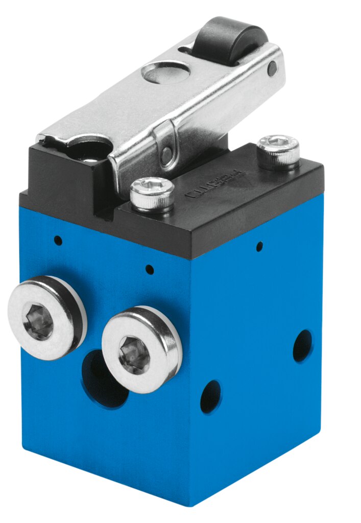 Roller lever valve