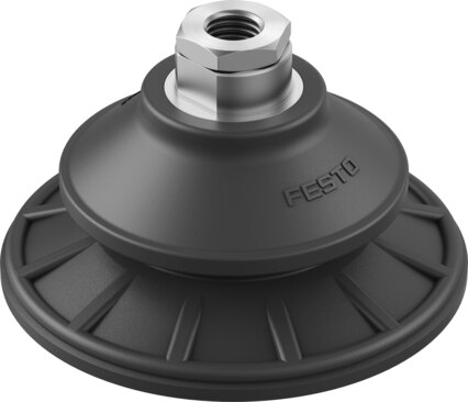 Suction cup with connection