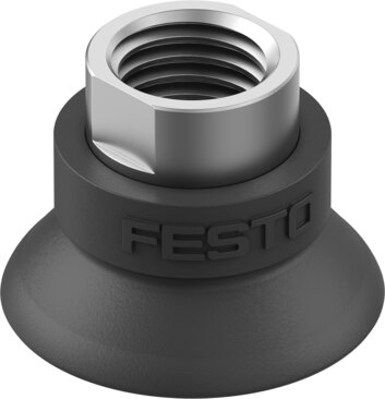 Suction cup with connection