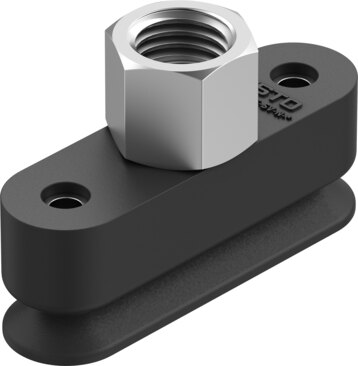 Suction cup with connection