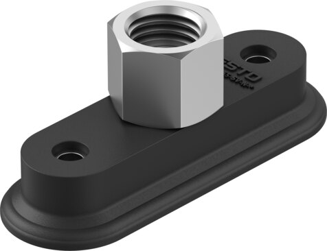 Suction cup with connection