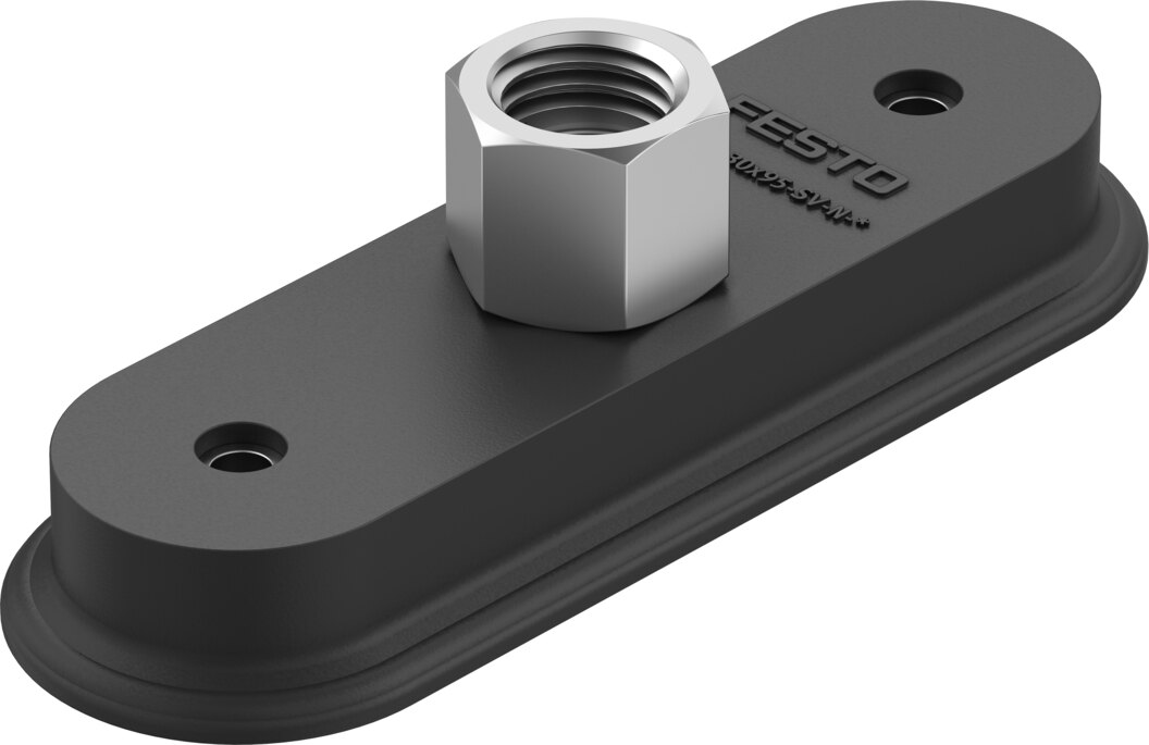 Suction cup with connection