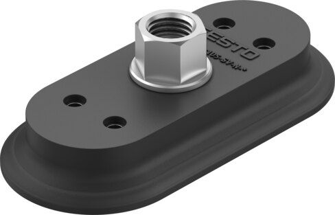 Suction cup with connection