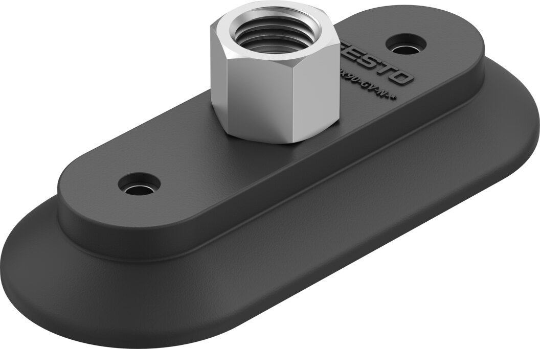 Suction cup with connection