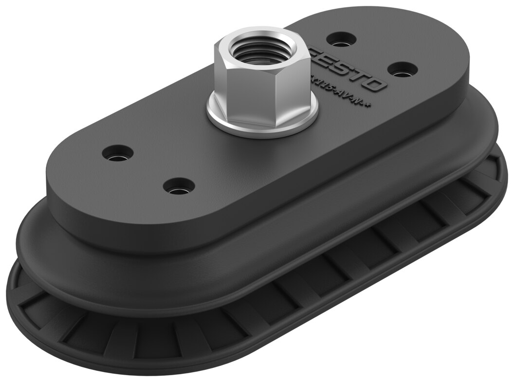 Suction cup with connection
