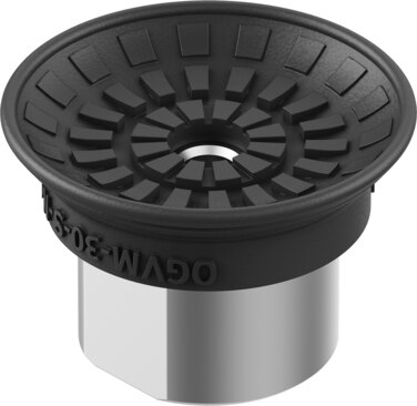Suction cup with connection