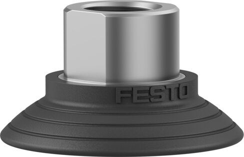 Suction cup with connection
