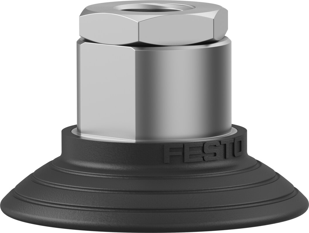 Suction cup with connection