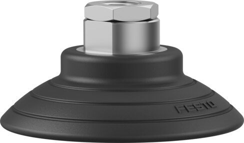 Suction cup with connection
