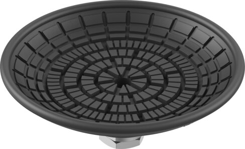 Suction cup with connection