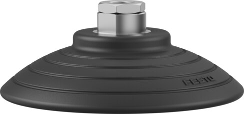 Suction cup with connection