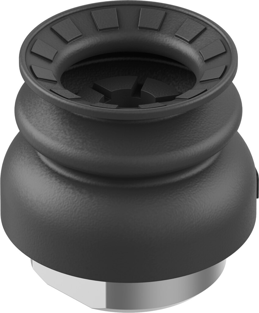 Suction cup with connection