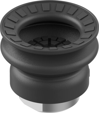 Suction cup with connection