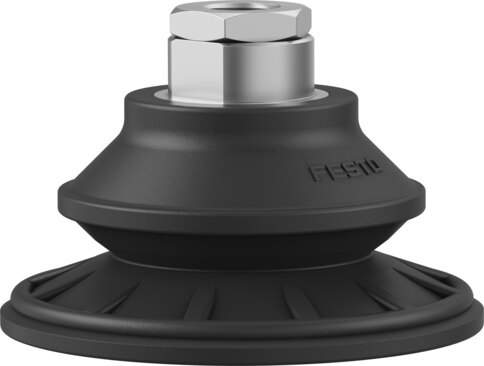 Suction cup with connection
