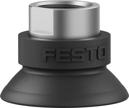 Suction cup with connection