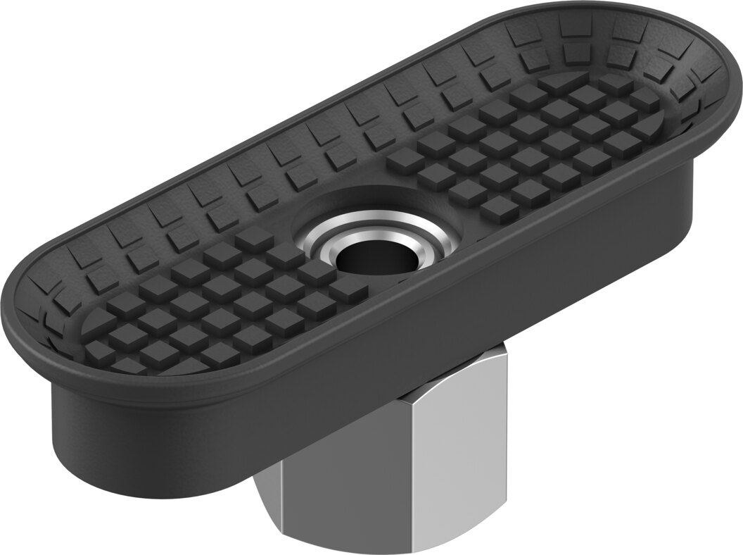 Suction cup with connection