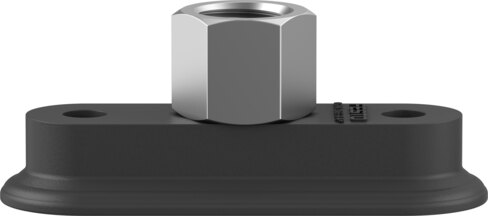 Suction cup with connection