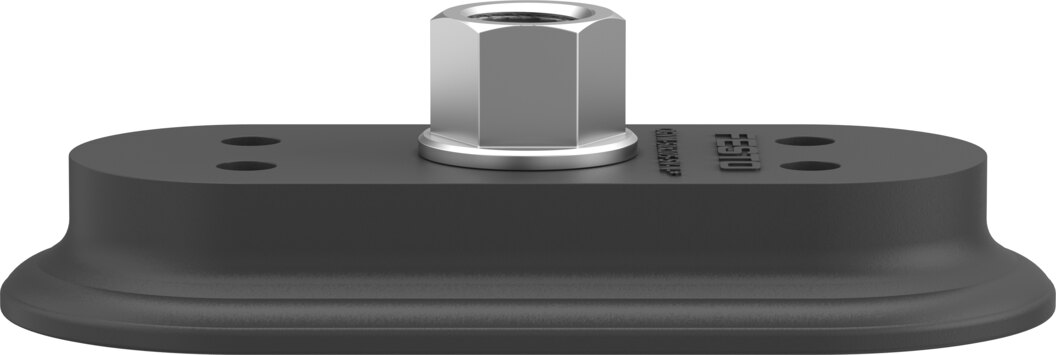 Suction cup with connection