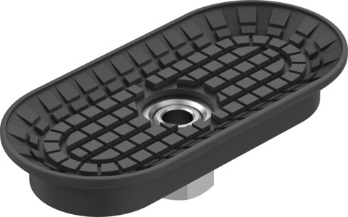 Suction cup with connection