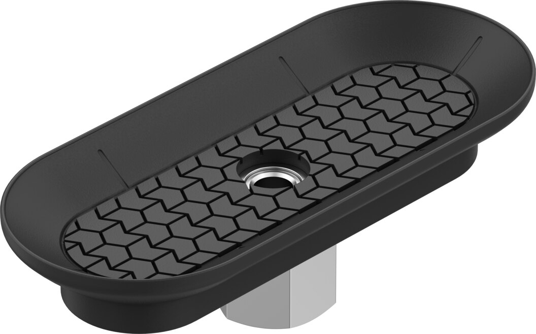 Suction cup with connection
