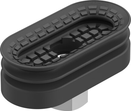 Suction cup with connection