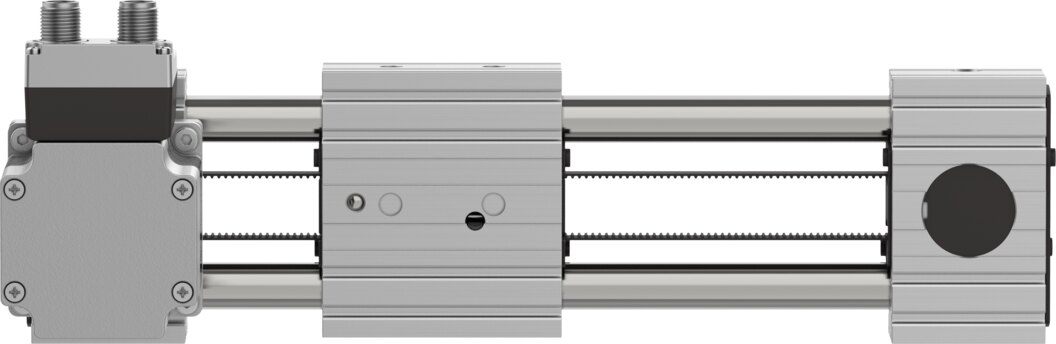 Toothed belt axis unit
