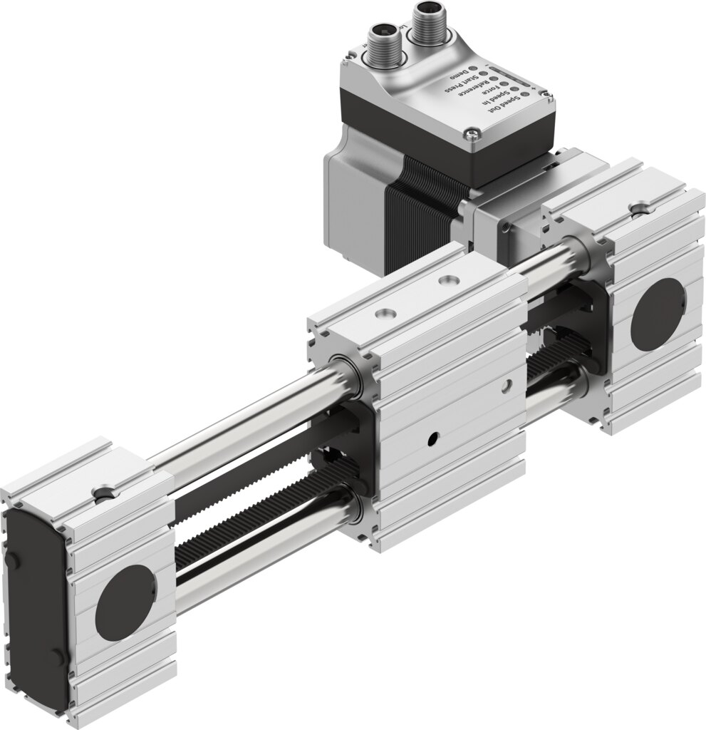 Toothed belt axis unit