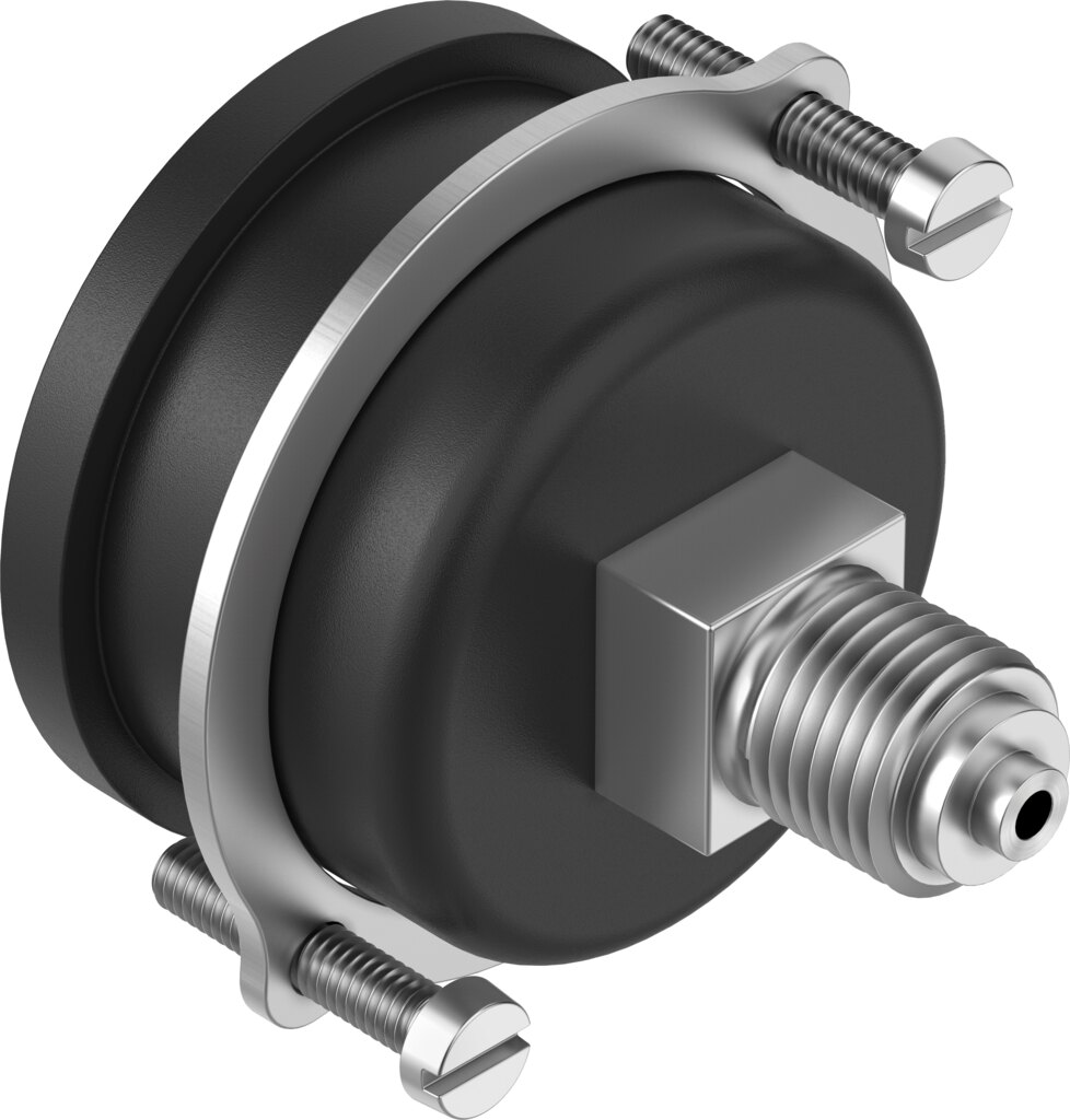 Flanged pressure gauge