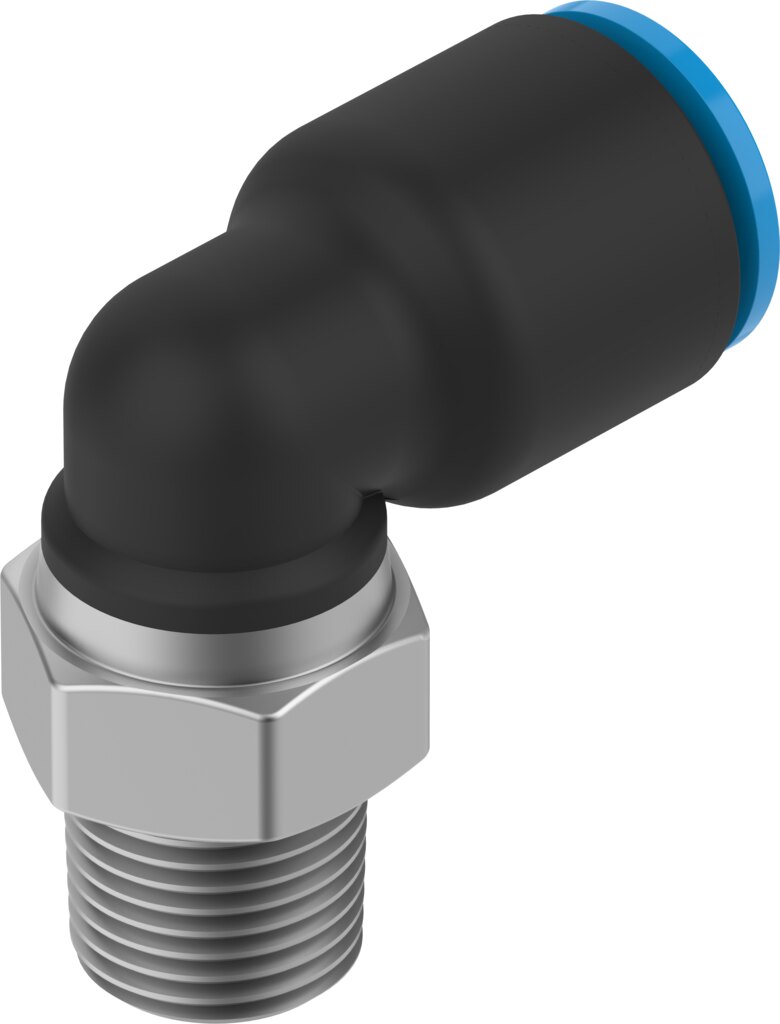 Push-in L-fitting