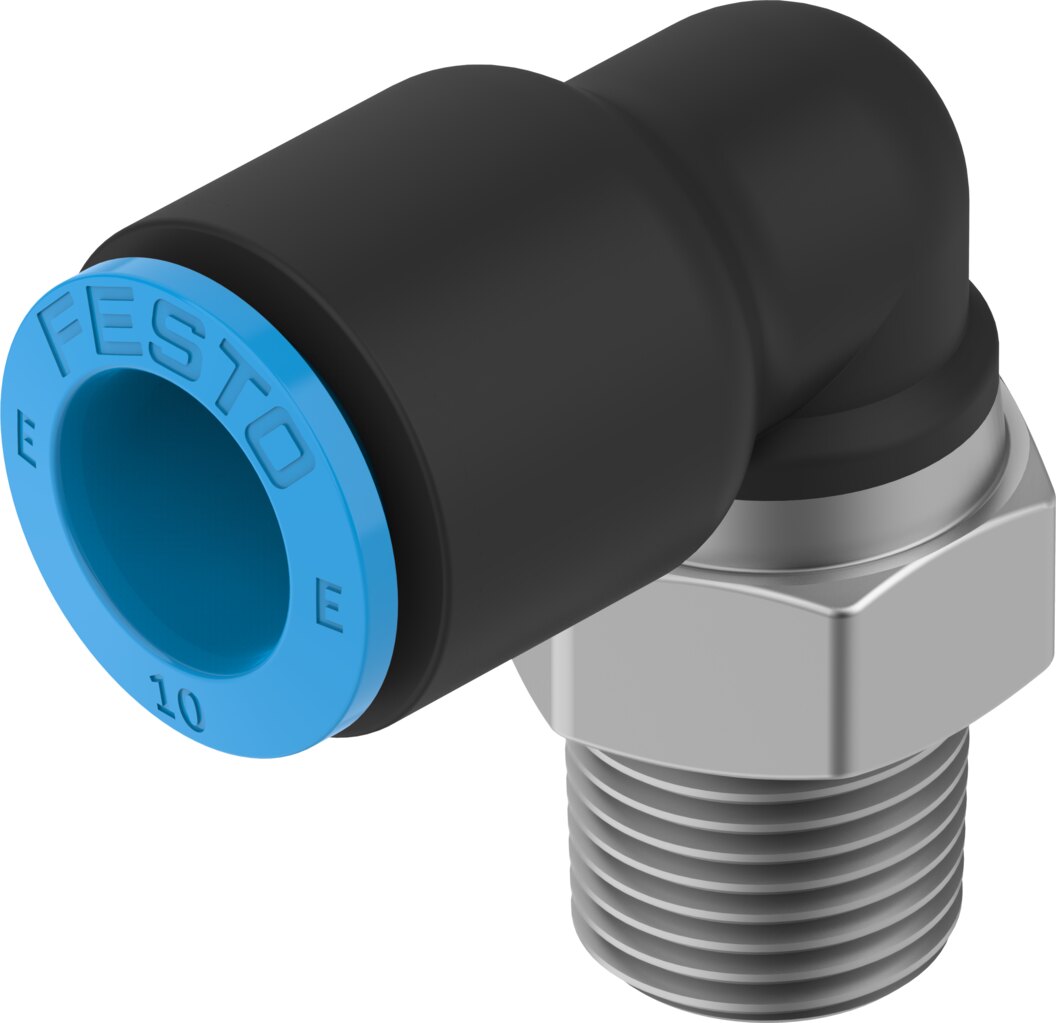 Push-in L-fitting