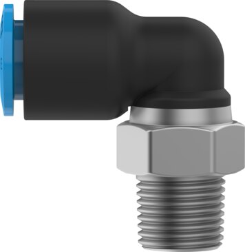 Push-in L-fitting