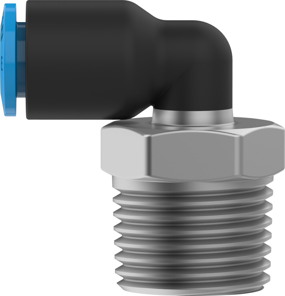 Push-in L-fitting