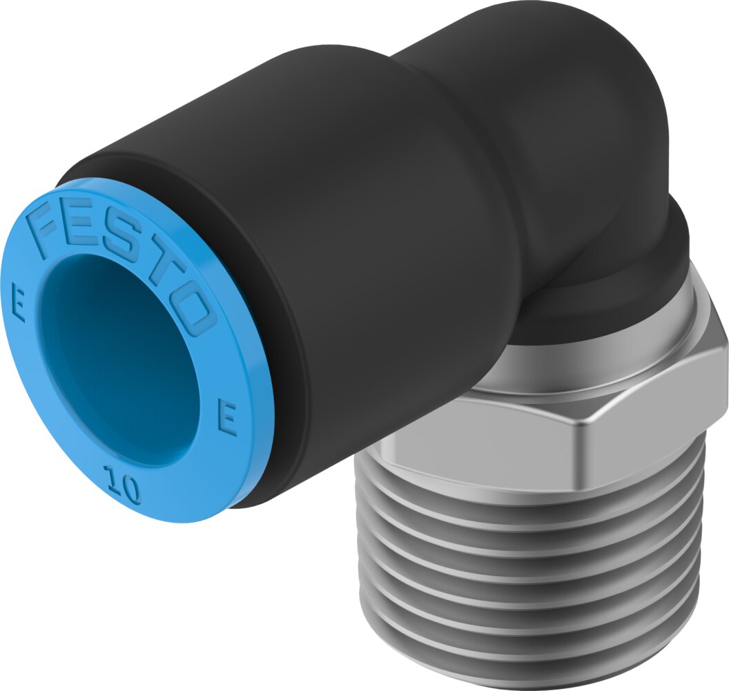 Push-in L-fitting