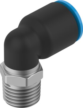 Push-in L-fitting