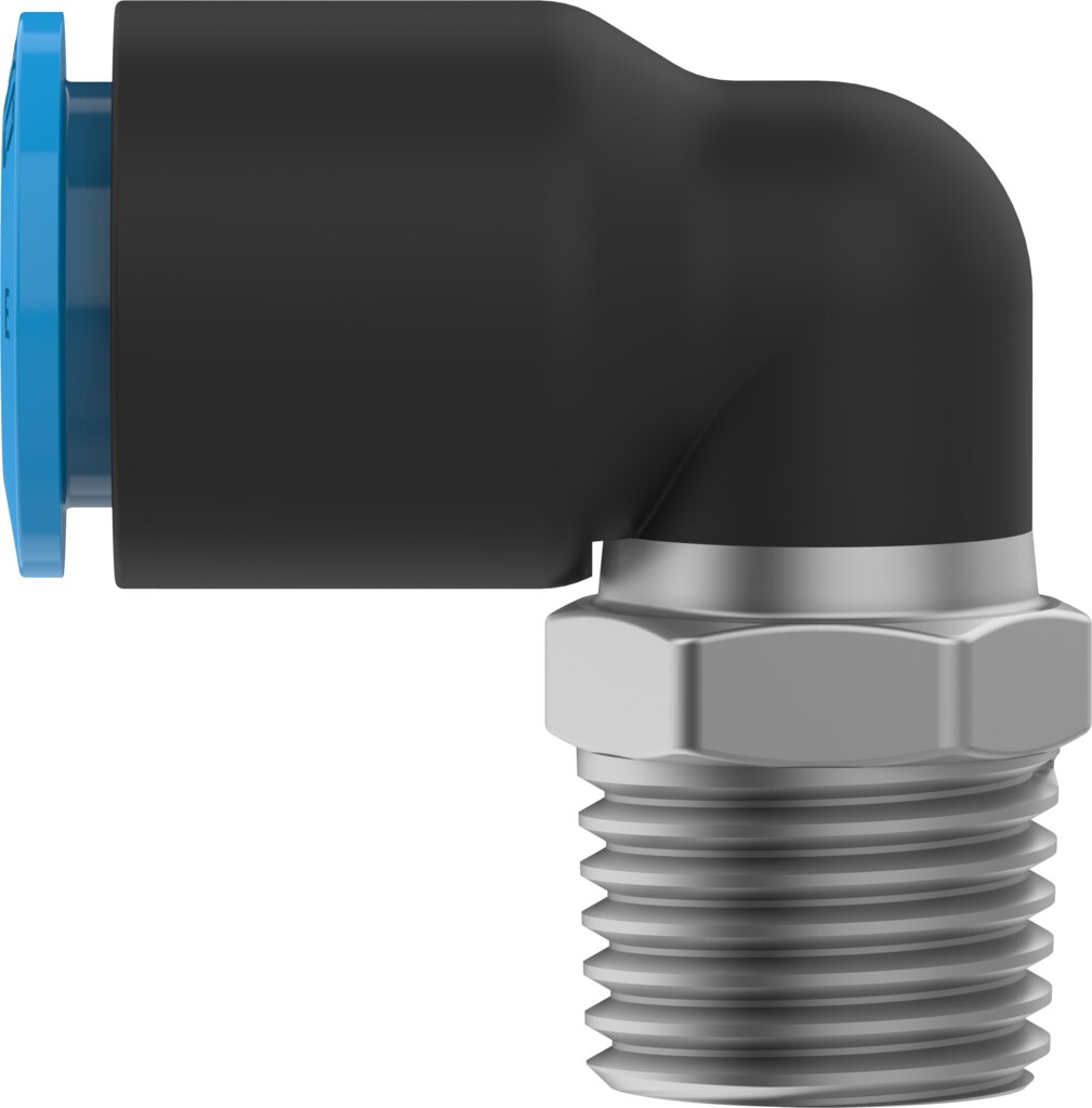 Push-in L-fitting