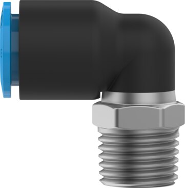 Push-in L-fitting