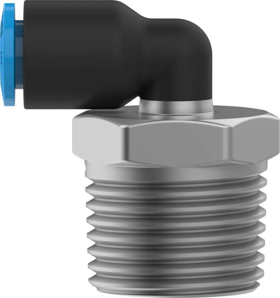 Push-in L-fitting