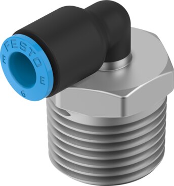 Push-in L-fitting