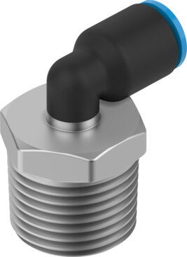 Push-in L-fitting