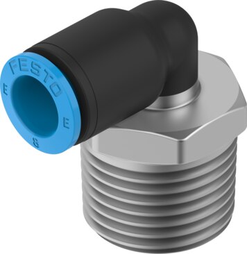 Push-in L-fitting